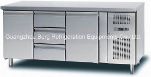 Commercial Stainless Steel Under Counter Fridge with Ce