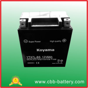 Ytx7l-Bs Motorcycle Battery-Lead Acid Battery-Maintenance Free Battery